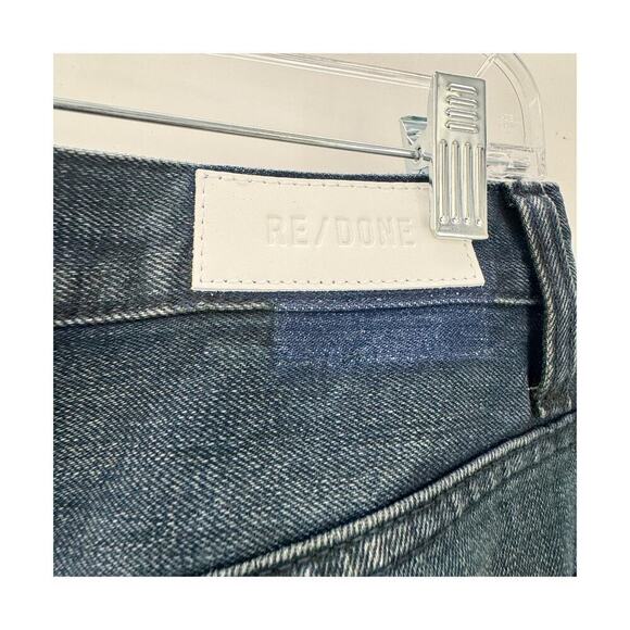 RE/Done Comfort Stretch High Rise Jeans 70's Stove Pipe Dark Rinse Size 30 NWT - Picture 8 of 10